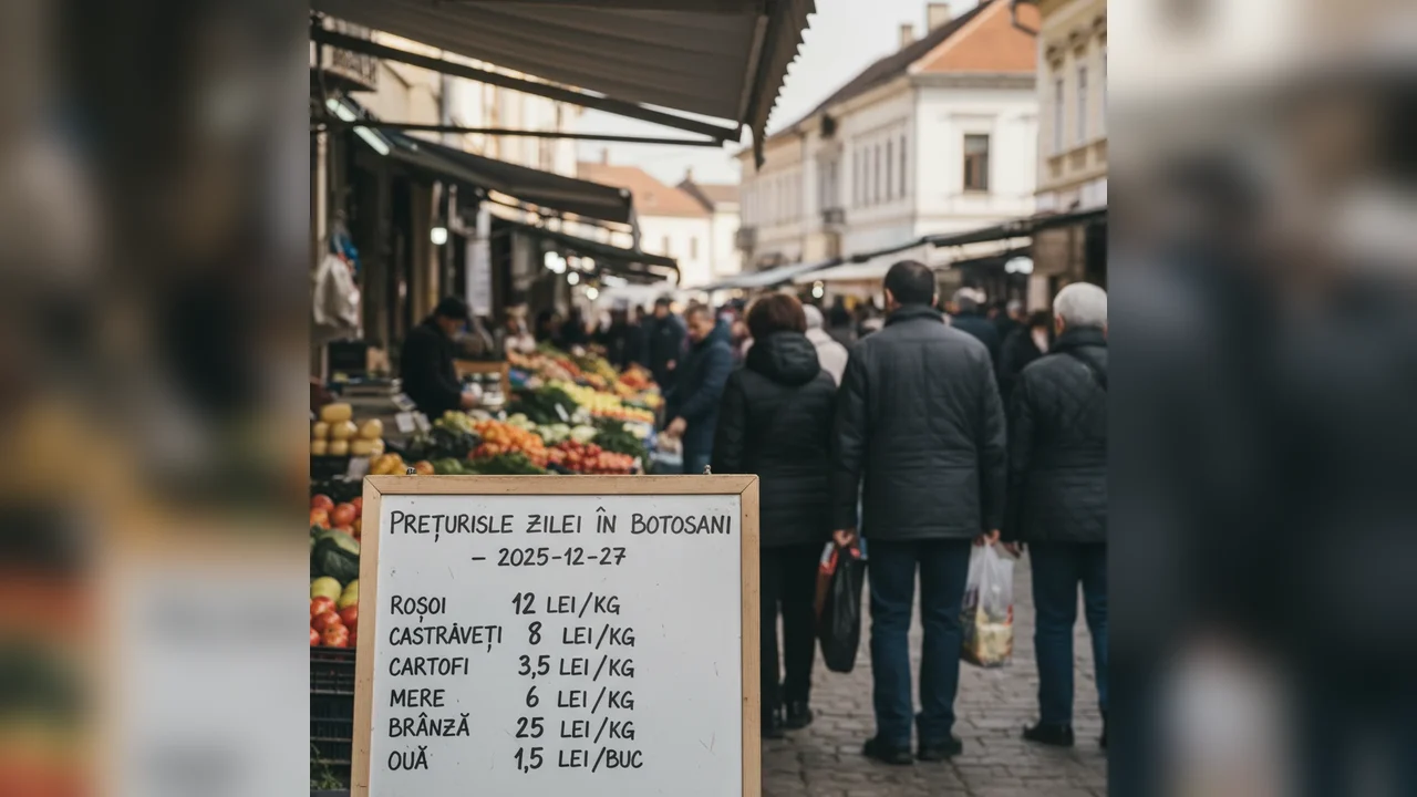 Prețurile zilei în Botoșani – 2025-12-27