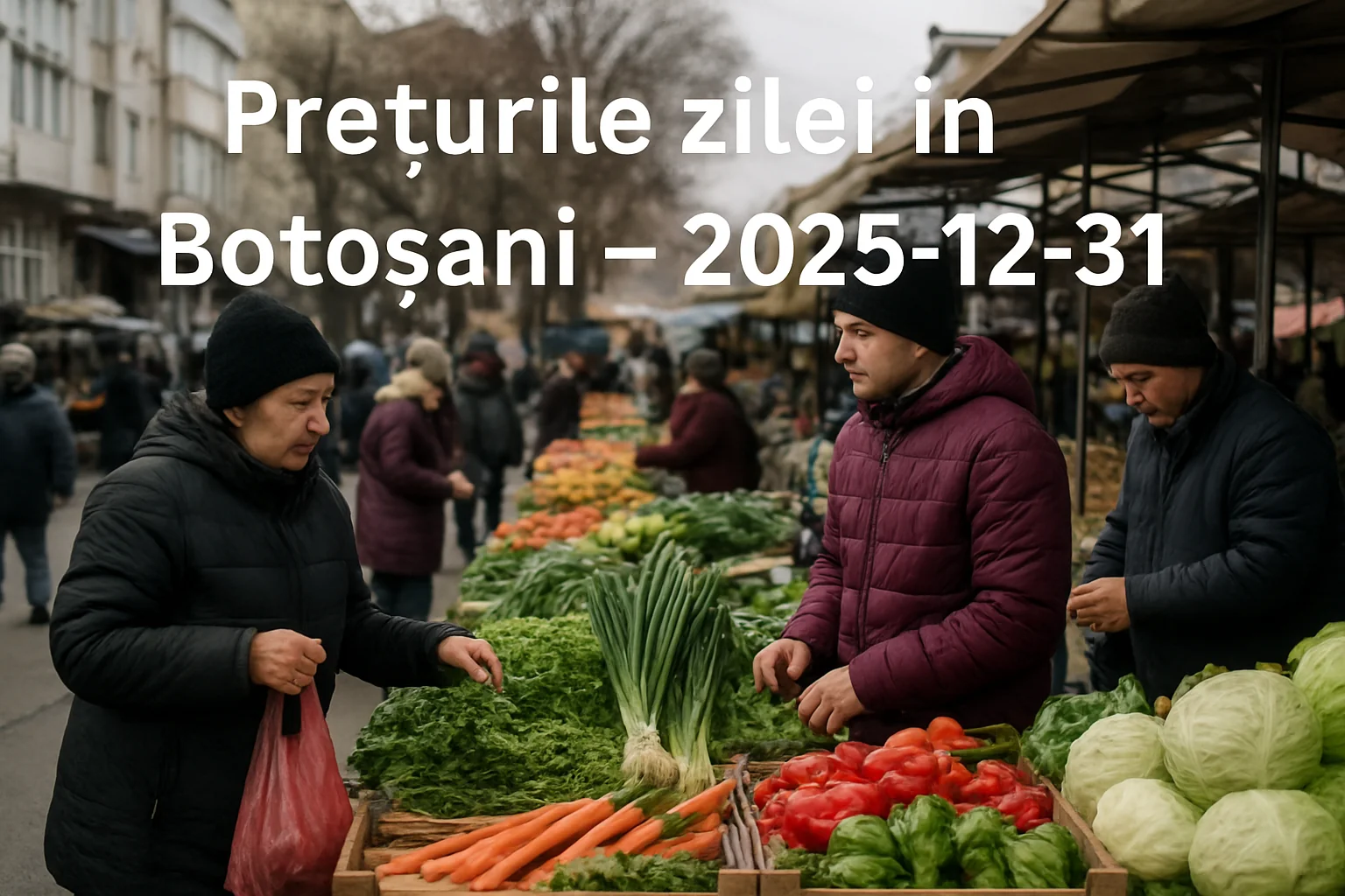 Prețurile zilei în Botoșani – 2025-12-31