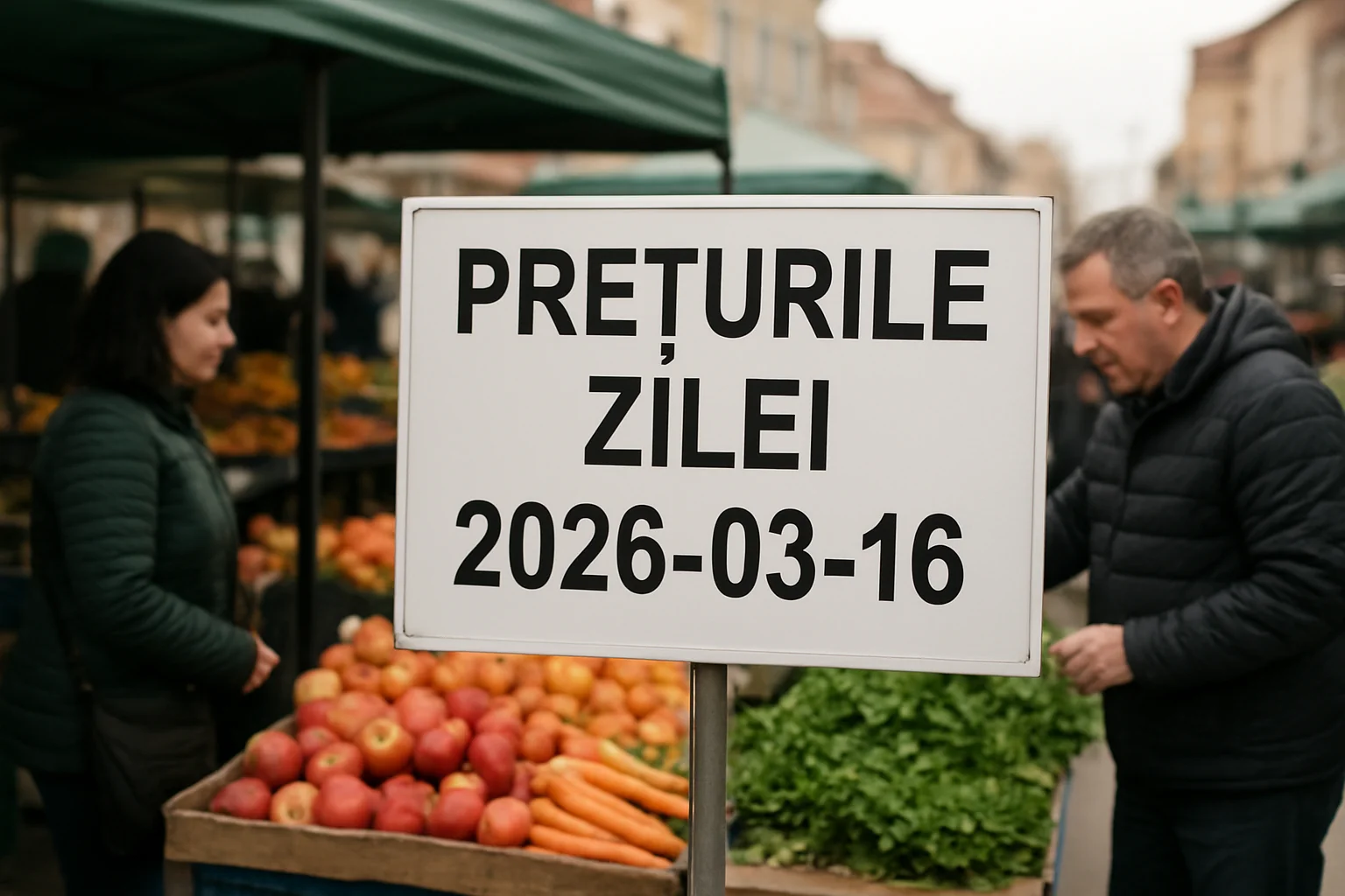 Prețurile zilei în România – 2026-03-16