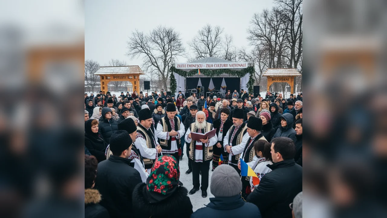 Program cultural extins la Botoșani pe 14 ianuarie, de Zilele Eminescu și Ziua Culturii Naționale
