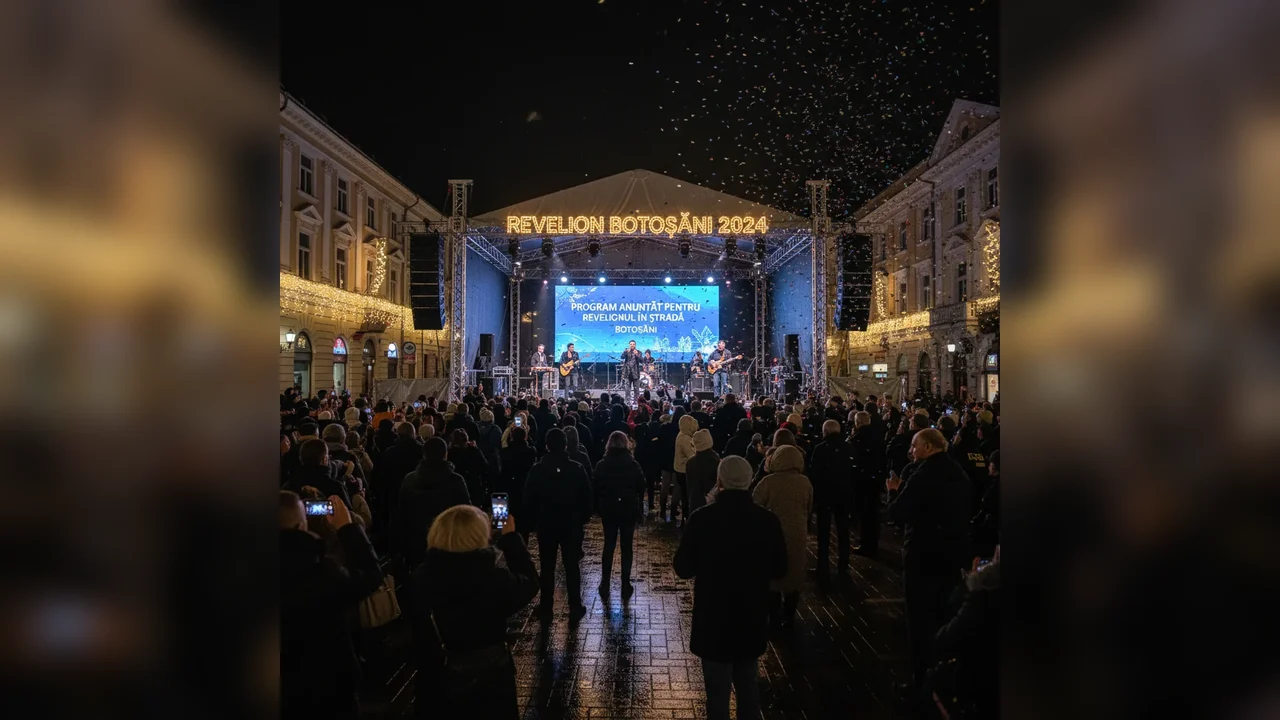 Programul complet pentru Revelionul în stradă de la Botoșani anunțat oficial