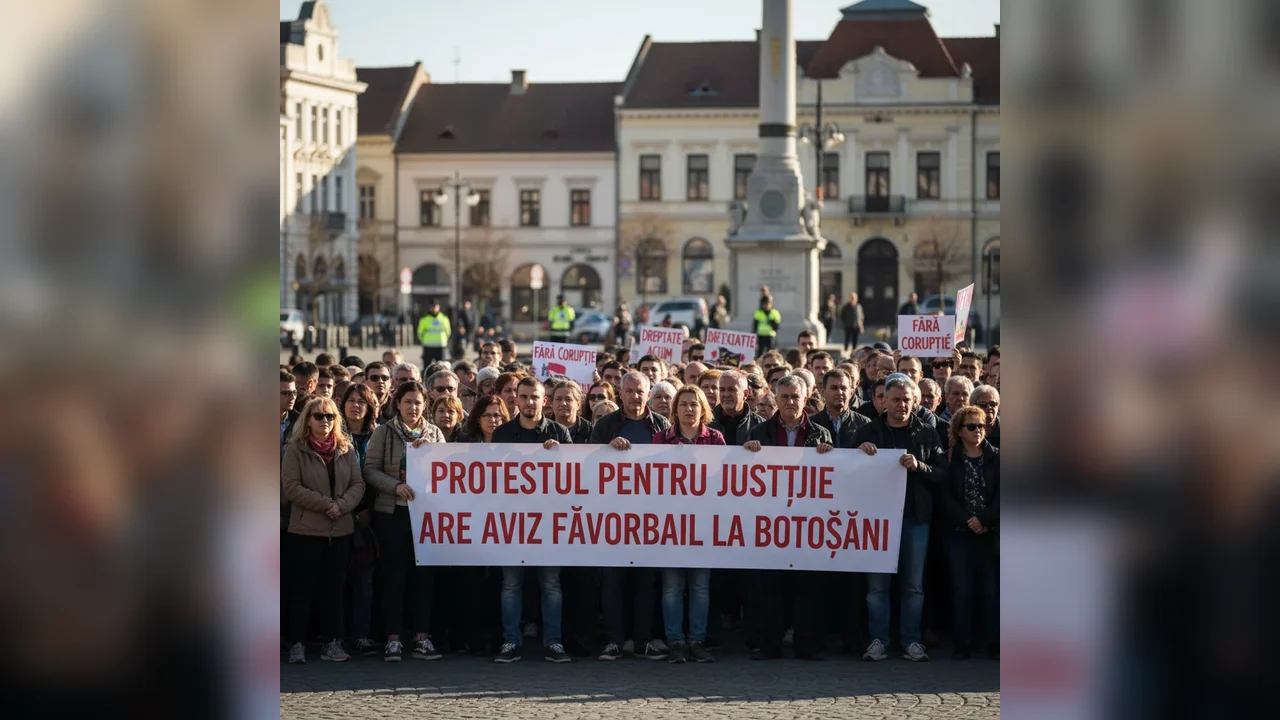 Protestul pentru justiție din Botoșani primește aviz favorabil