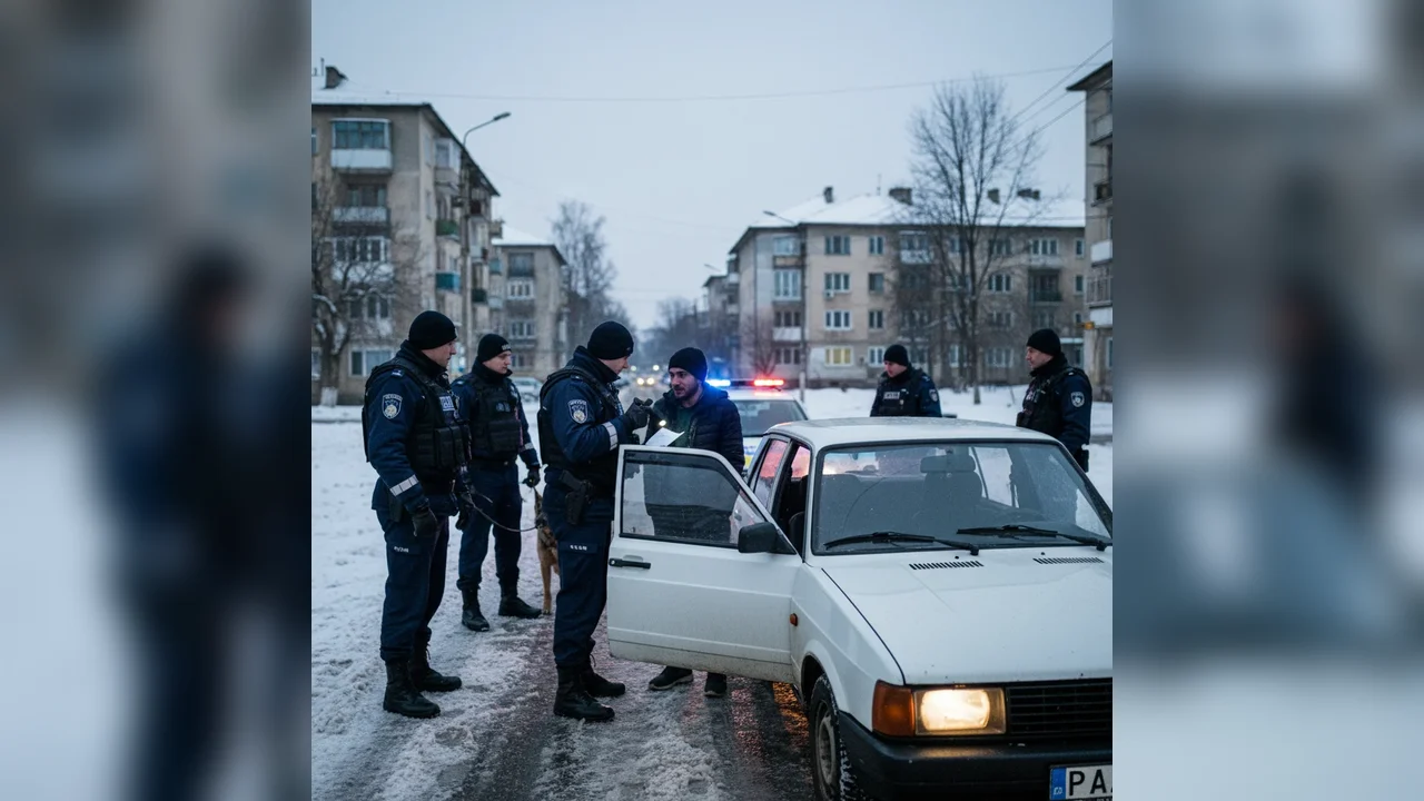 Razie rutieră la final de an în Botoșani: șofer sancționat de polițiștii din Dorohoi