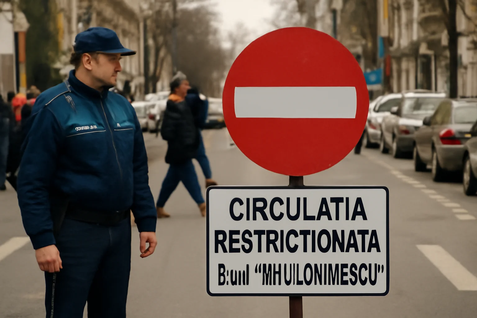 Restricții de trafic pe Bulevardul „Mihai Eminescu” din Botoșani de Ziua Unirii Principatelor