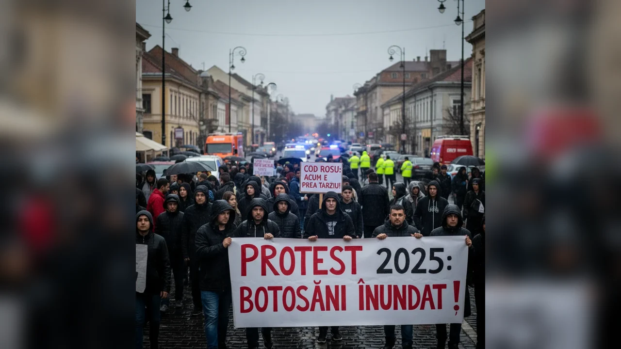 Retrospectivă locală: proteste și coduri roșii în Botoșani în 2025
