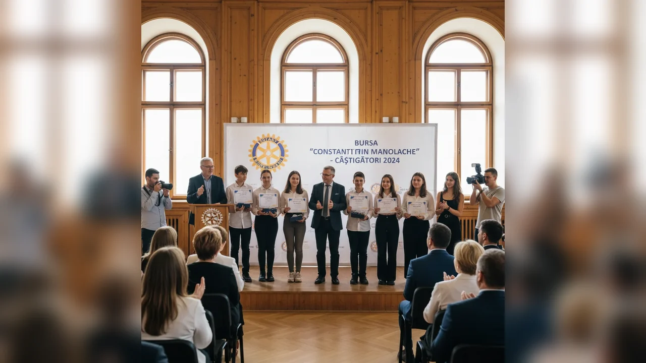 Rotary desemnează câștigătorii burselor Constantin Manolache