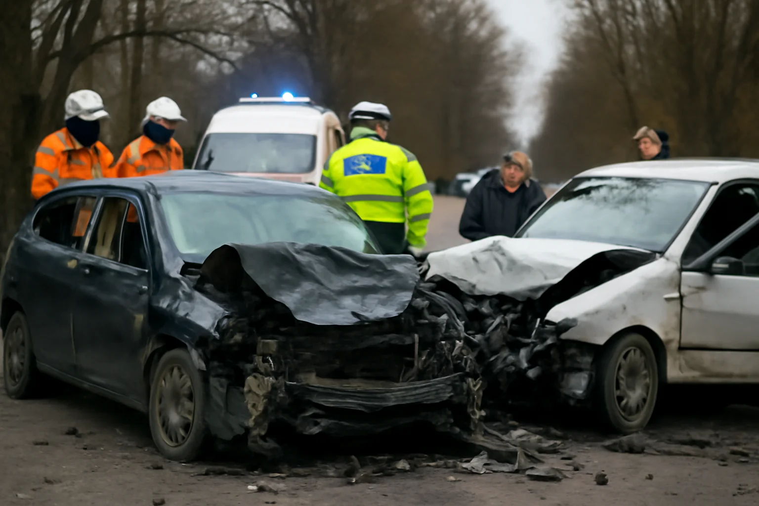 Șapte persoane rănite grav într-un accident rutier violent petrecut în județ