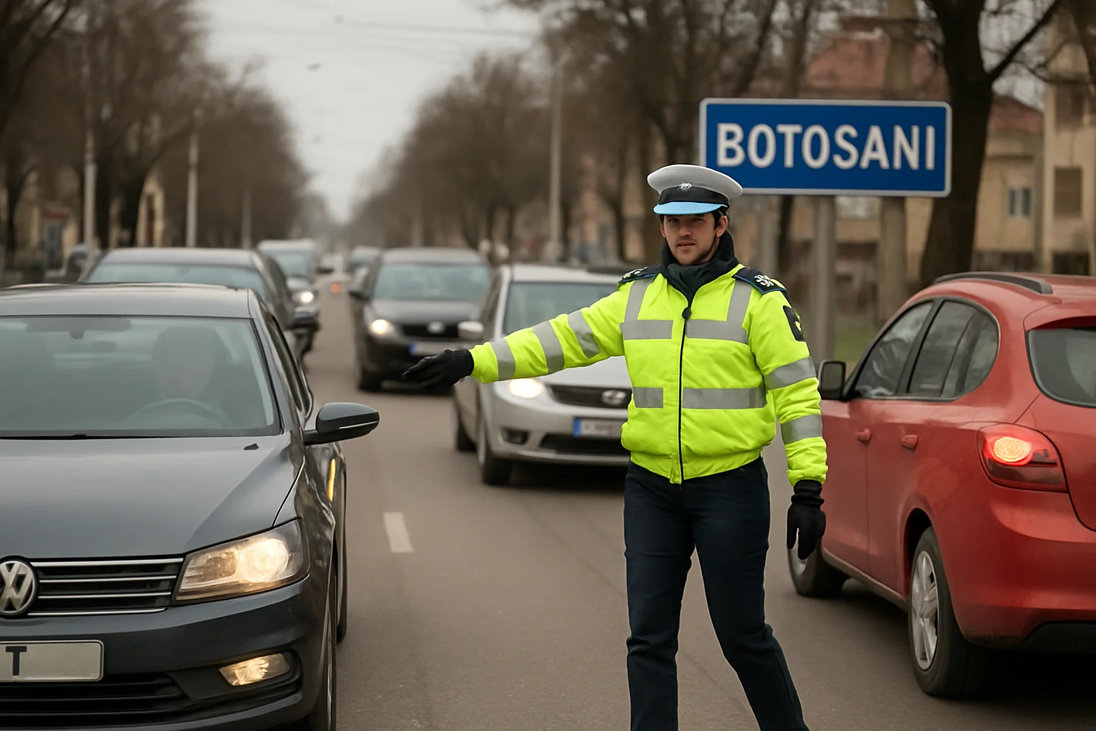 Situația traficului și siguranța rutieră în Botoșani la începutul lunii martie 2026