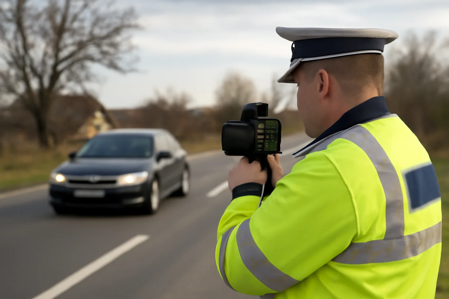 Șofer surprins cu 153 km/h în localitate la Cotu, în urma unei acțiuni rutiere în județul Botoșani