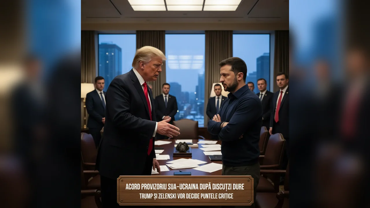 SUA și Ucraina ajung la un acord provizoriu după negocieri dificile; Trump și Zelenski vor decide aspectele esențiale