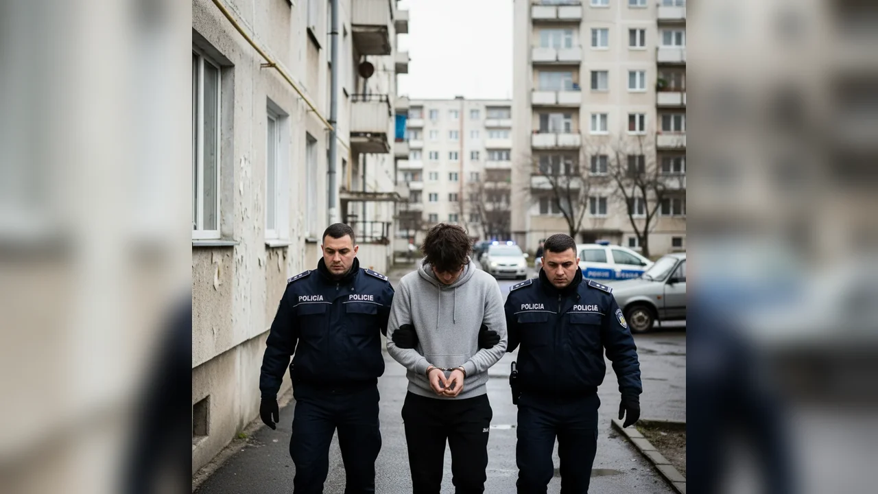 Tânăr arestat pentru jaf cu violență, după ce ar fi pătruns cu forța într-o locuință din municipiul Botoșani