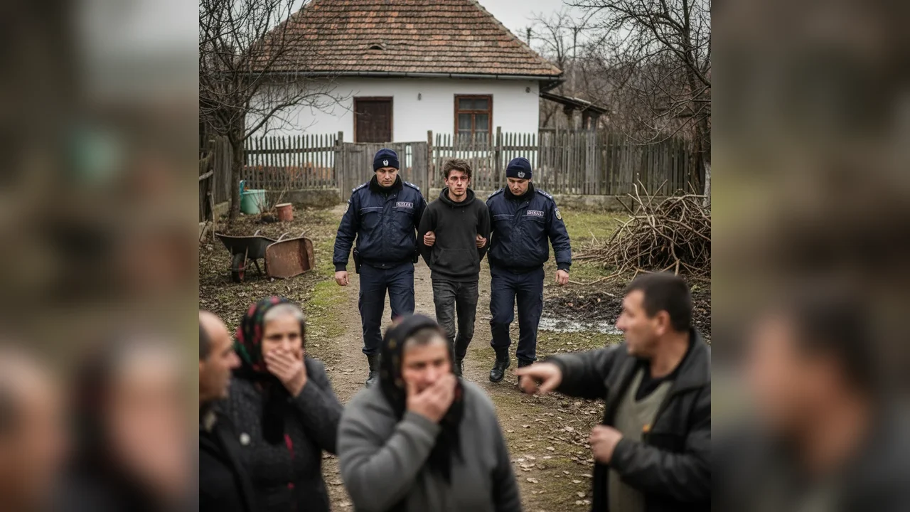 Tânăr arestat rapid după ce și-a omorât prietenul în bătaie și i-a aruncat trupul în curtea unor localnici