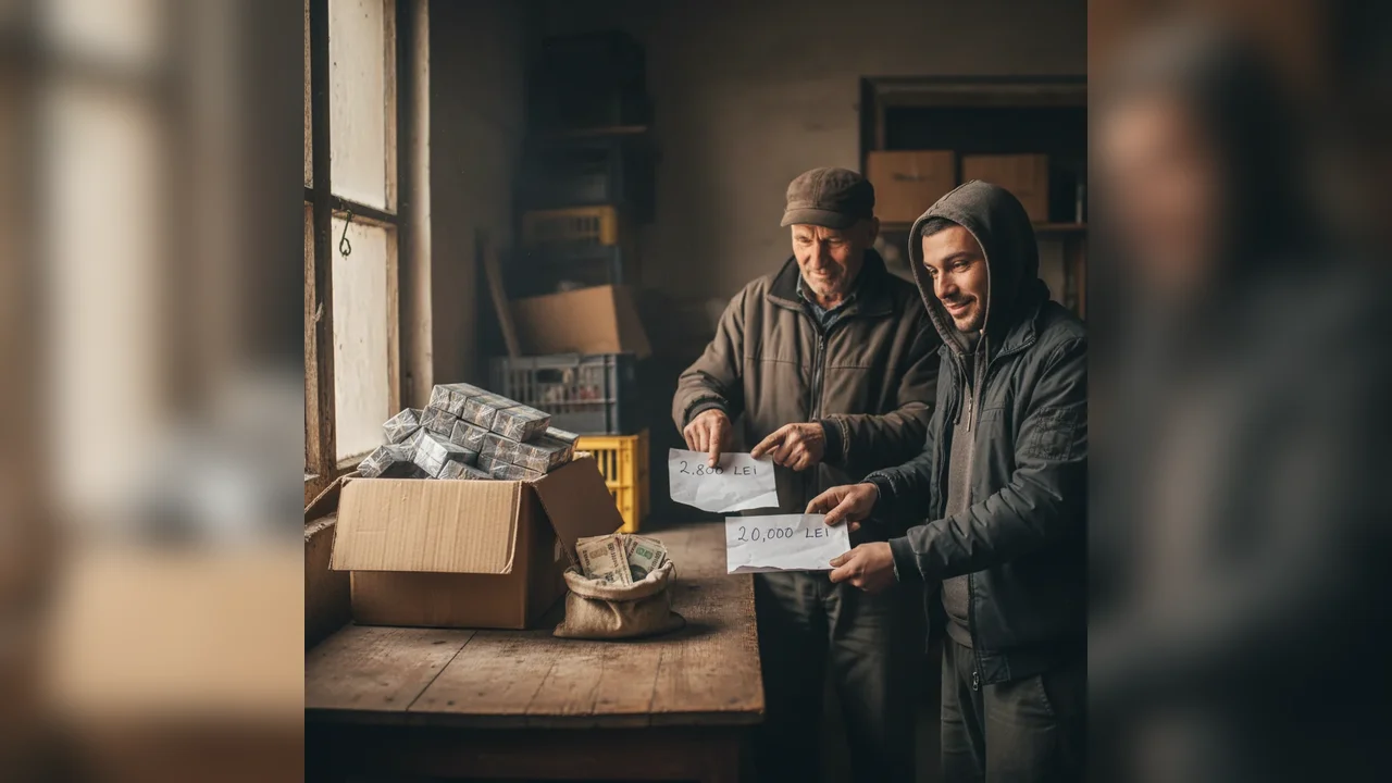Ţigări în valoare de 2.800 lei, vândute la preţ de 20.000 lei în oraşul nostru