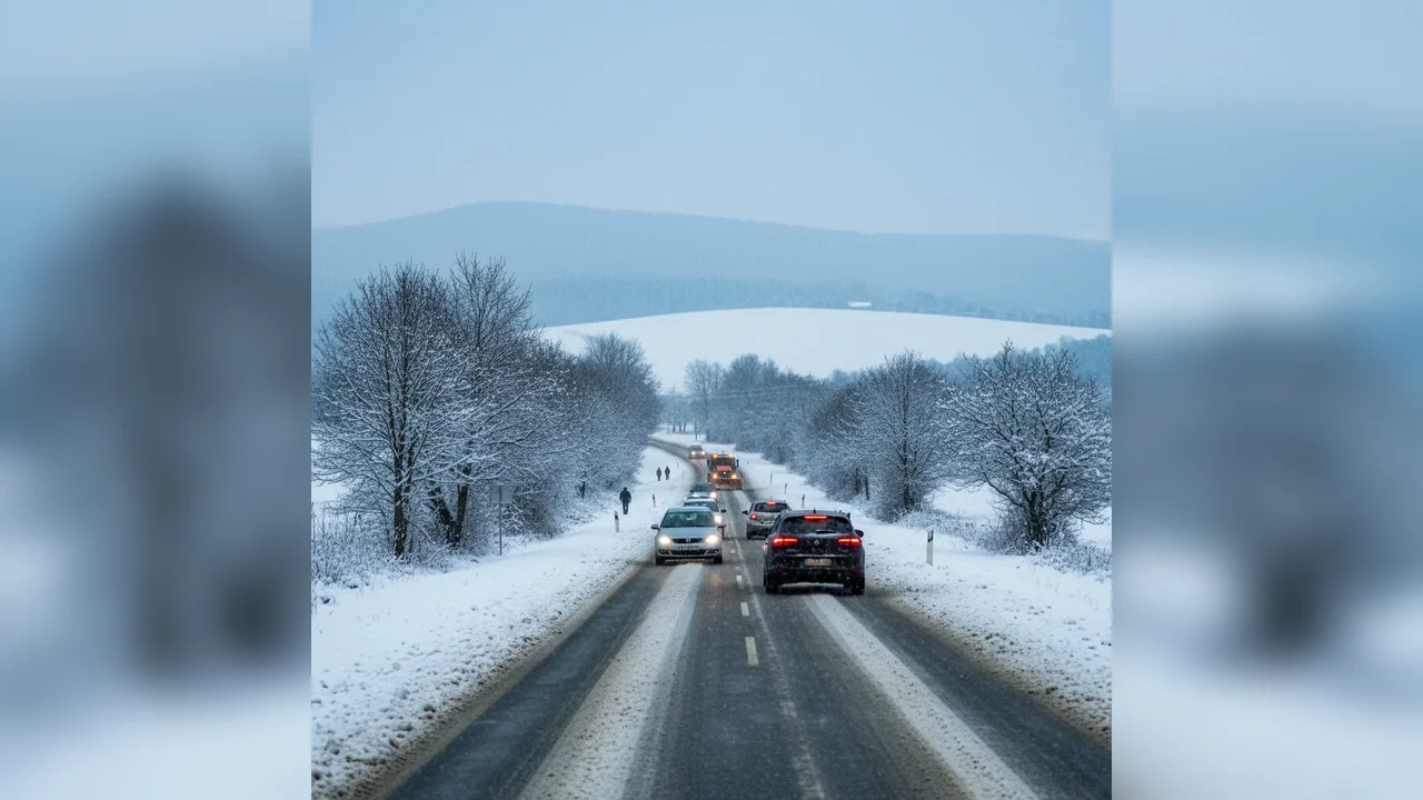 Trafic rutier în condiții de iarnă pe toate drumurile din județul Botoșani