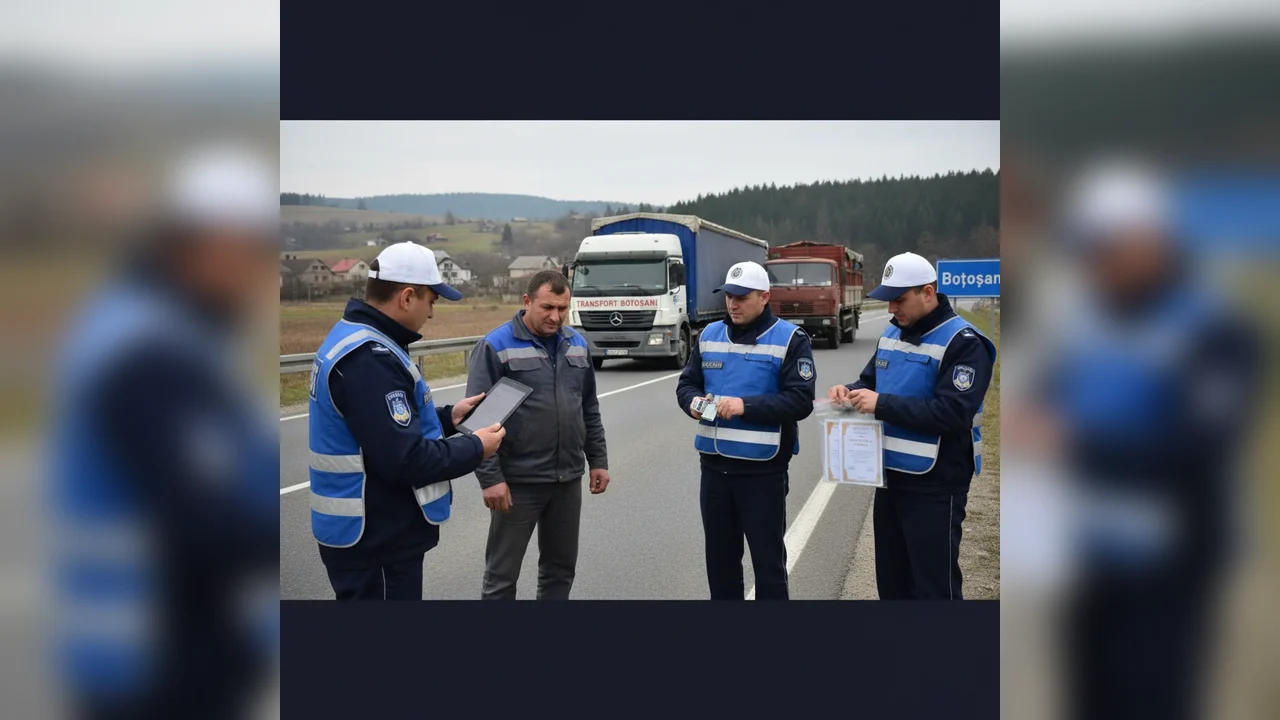 trei șoferi lăsați fără permis și două certificate de înmatriculare anulate