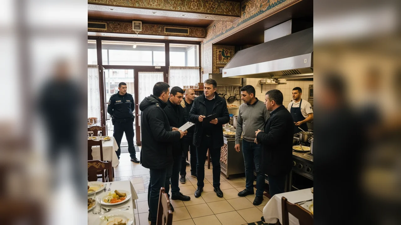 Verificare la un restaurant din Botoșani privind respectarea legislației muncii și a imigrației