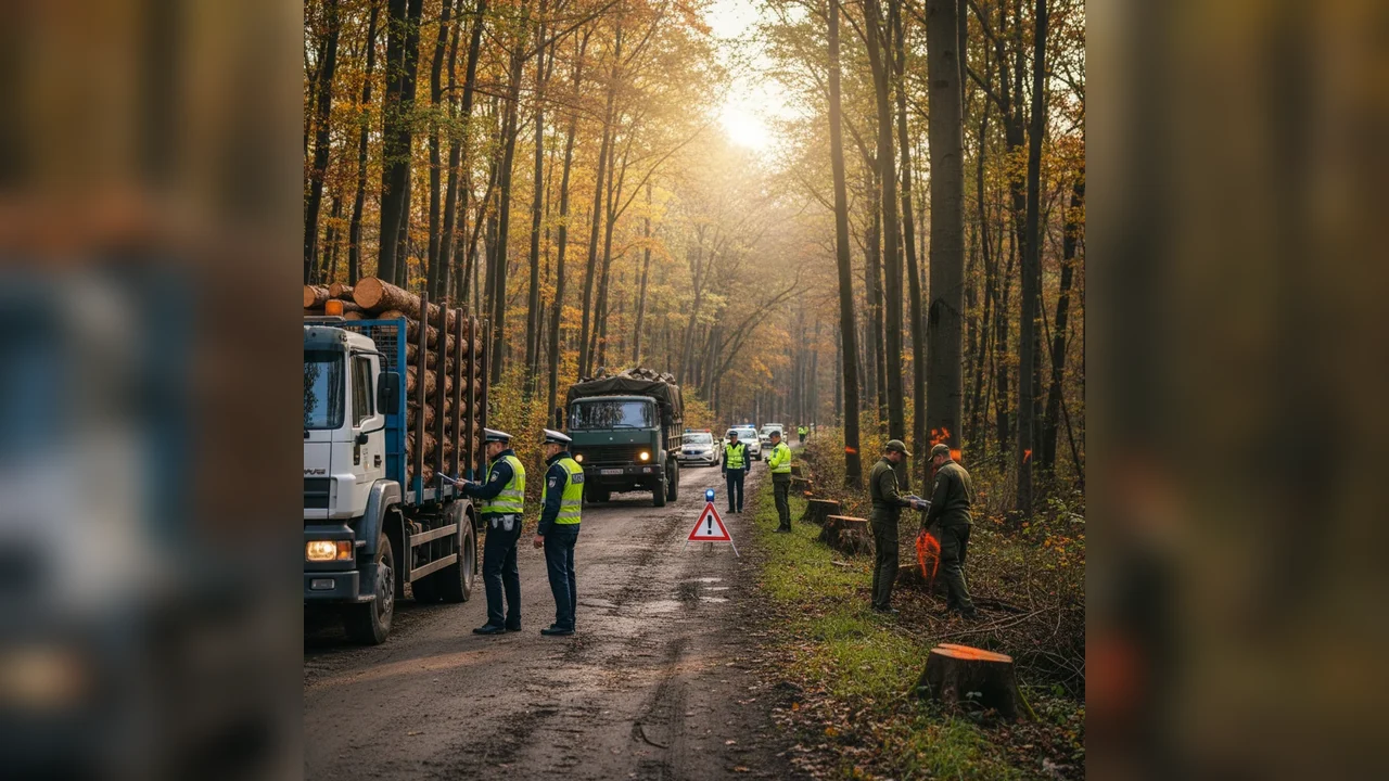 Verificări extinse în județ pentru prevenirea defrișărilor ilegale și oprirea transportului ilegal de deșeuri, sancțiuni de peste 27.000 lei aplicate