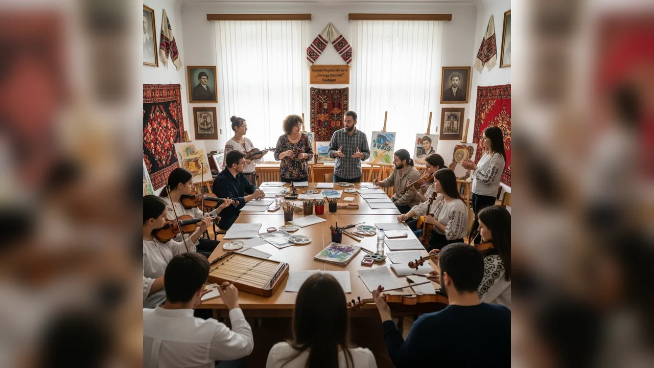 Workshop internațional organizat la Școala Populară de Arte George Enescu din Botoșani