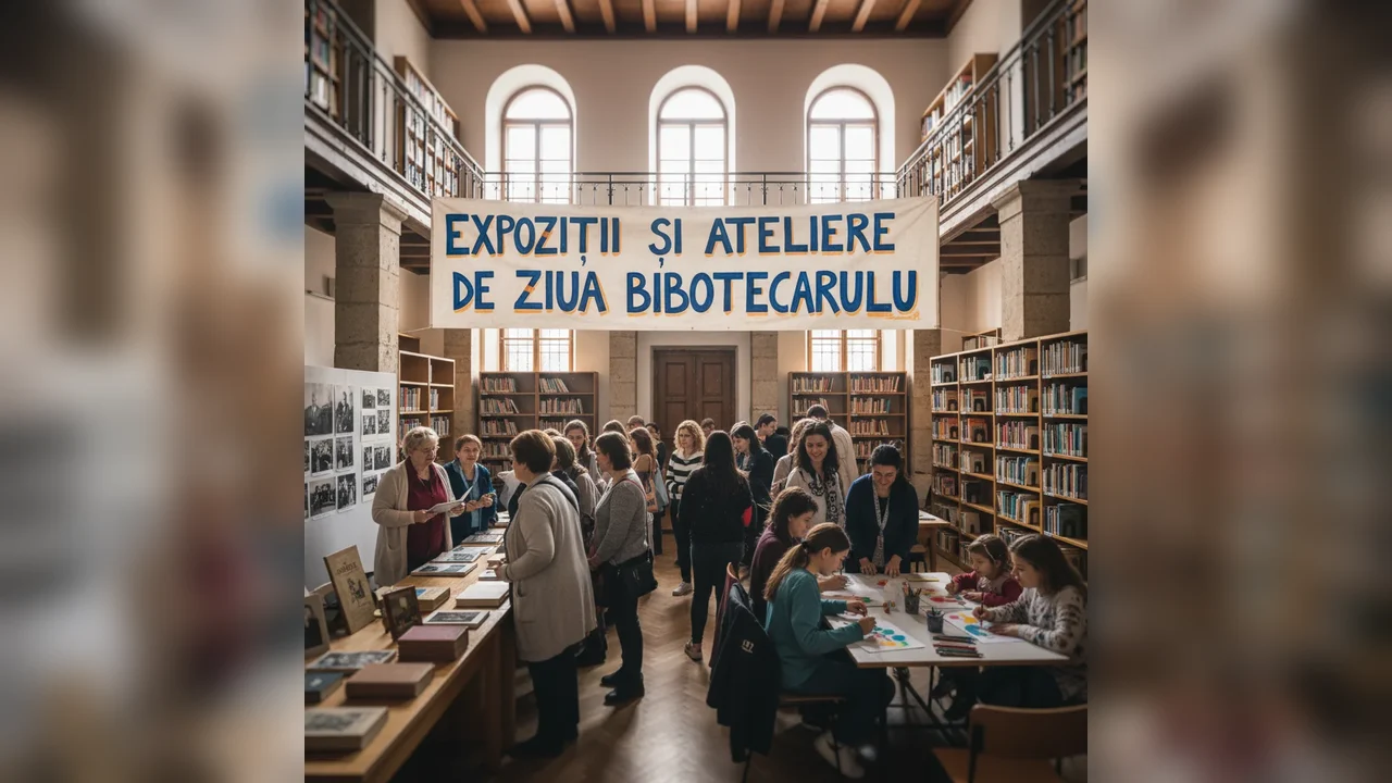 Ziua Bibliotecarului: expoziții și ateliere captivante