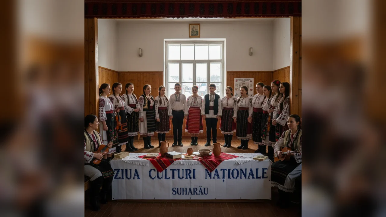 Ziua Culturii Naționale marcată la Botoșani de elevii și profesorii din Suharău