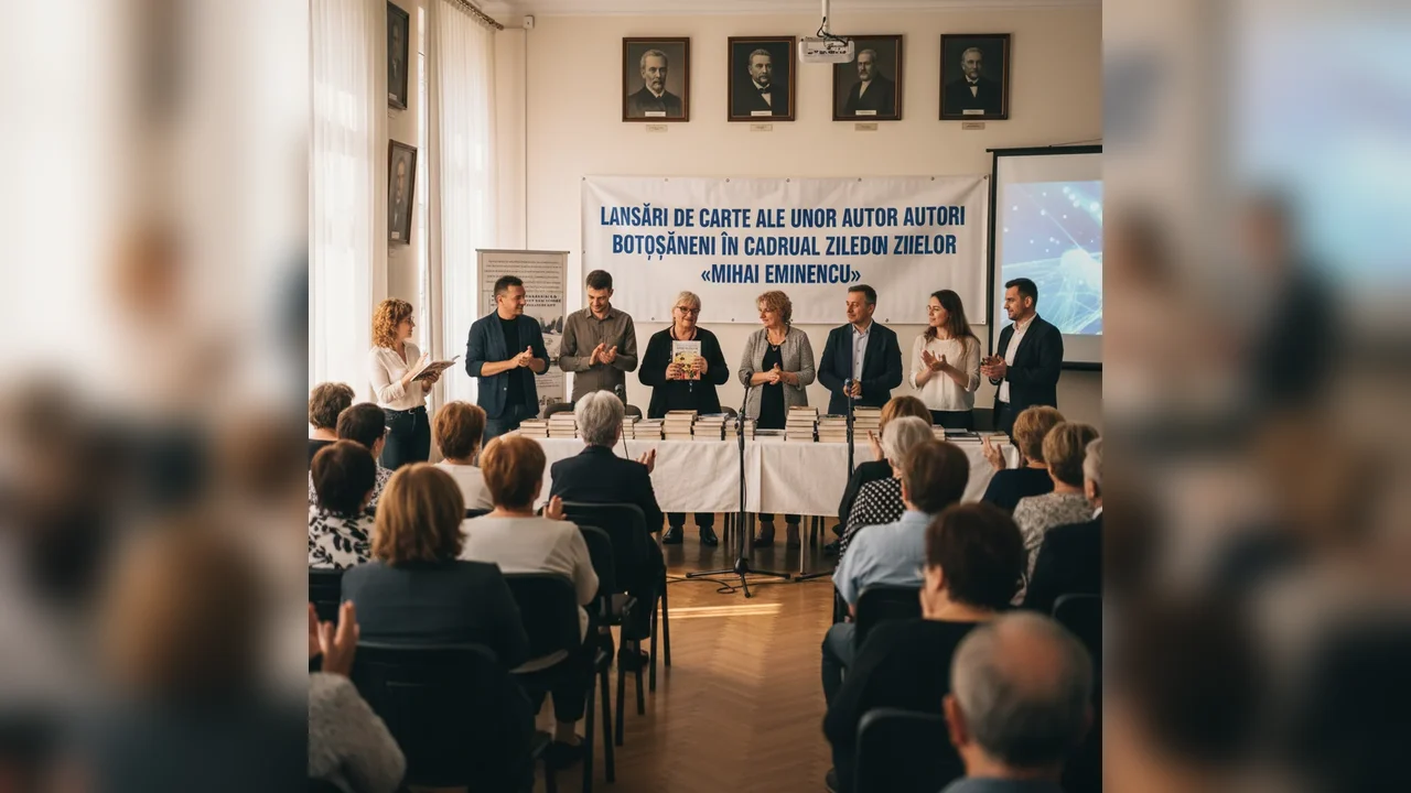 Ziua Editurii Junimea aduce lansări de carte ale unor autori botoșăneni la Botoșani, în cadrul Zilelor „Mihai Eminescu”
